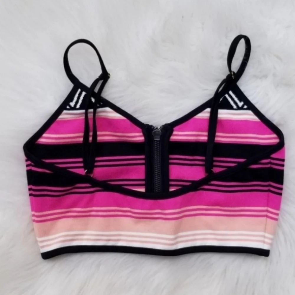 New Lovers + Friends Melody Striped Bikini Top - Picture 4 of 7